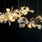 Bustling Ceramic Ginkgo Leaf Chandelier-Meet Lighting