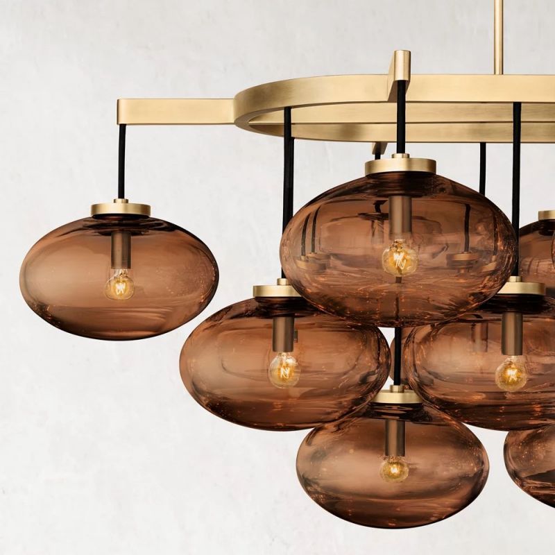 Cabrette Linear Chandelier 72"-MEET LIGHTING