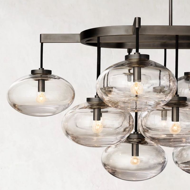 Cabrette Linear Chandelier 72"-MEET LIGHTING