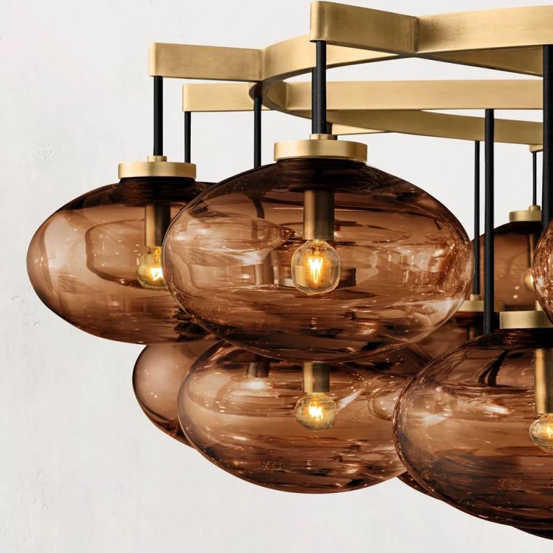 Cabernet Round Chandelier 60"-Meet Lighting