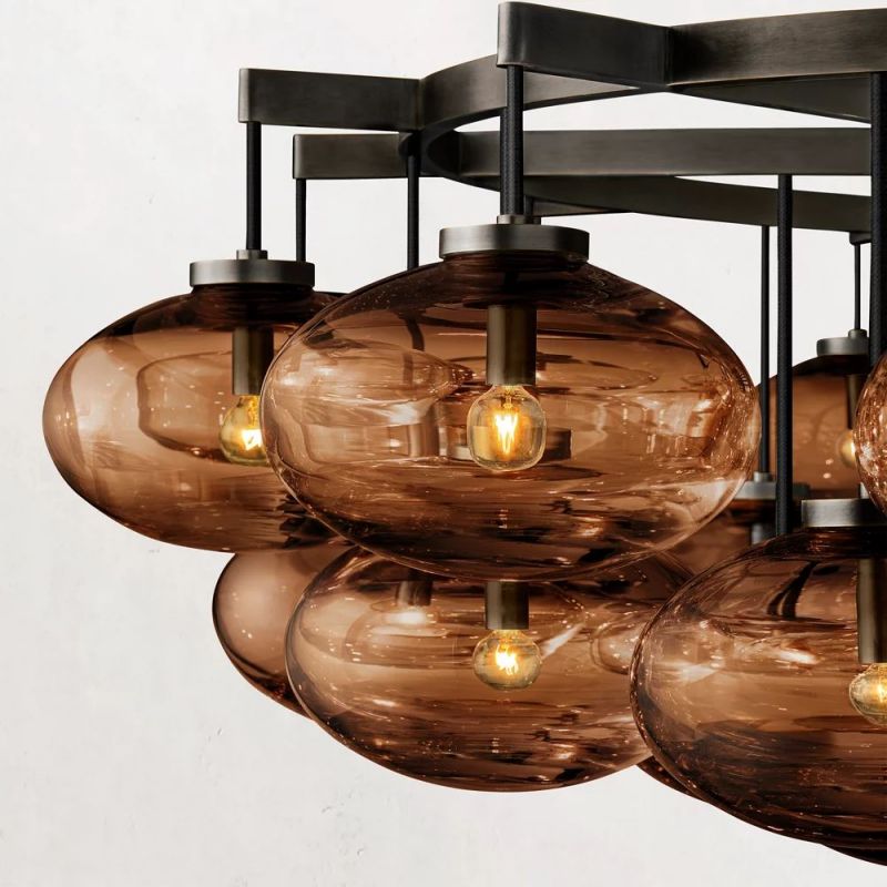 Cabernet Round Chandelier 60"-Meet Lighting