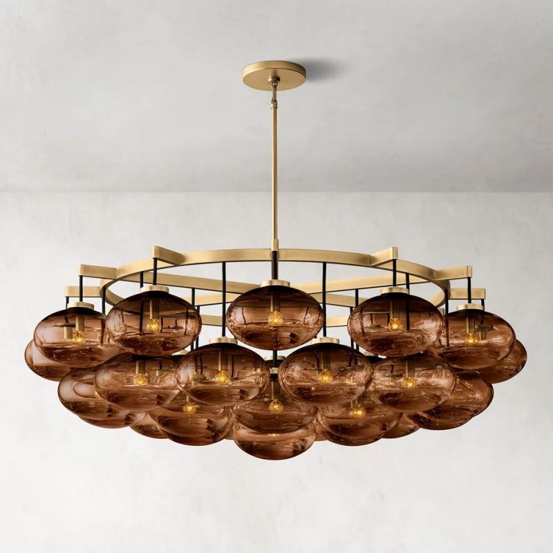 Cabernet Round Chandelier 60"-Meet Lighting
