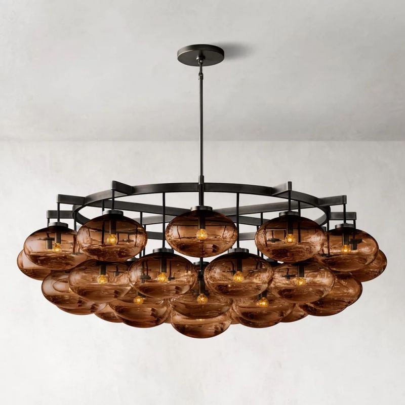 Cabernet Round Chandelier 60"-Meet Lighting