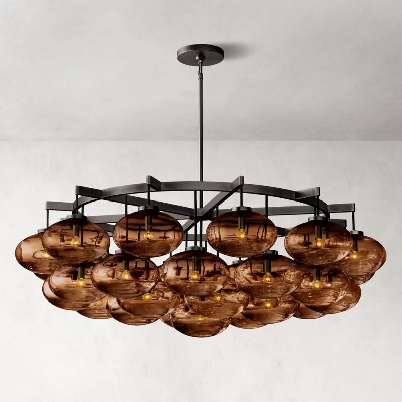 Cabernet Round Chandelier 60"-Meet Lighting