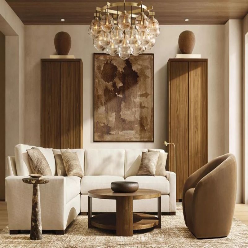 Cabernet Round Chandelier 60"-Meet Lighting