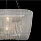 Cadenas Aluminum Chain Tassel Chandelier-Meet Lighting