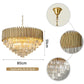 Callistenes Clear Crystal Chandelier-Meet Lighting