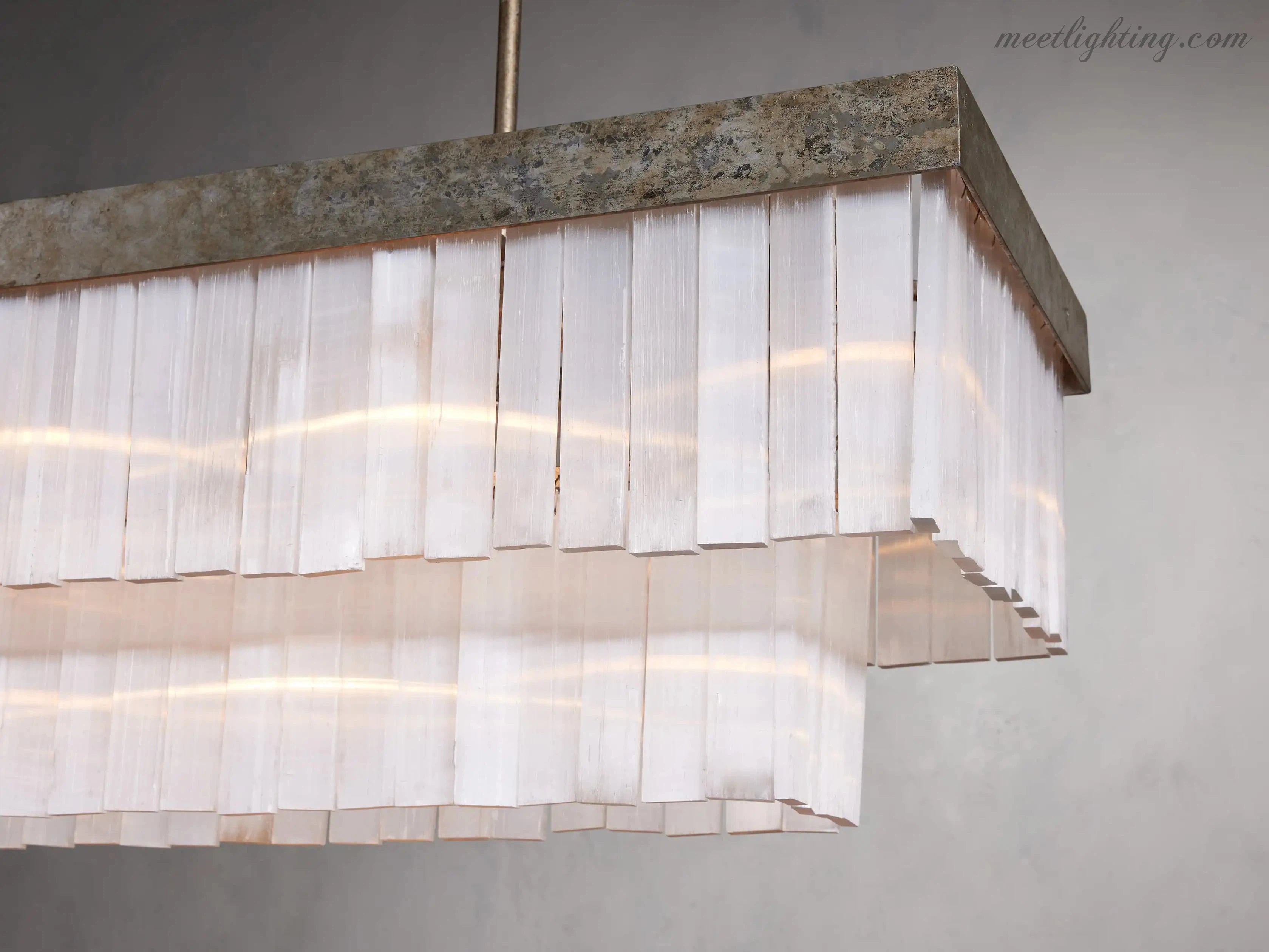 Cameron Rectangular Chandelier-MEET LIGHTING
