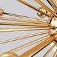 Camila Gold And White Chandelier D 40"-Meet Lighting