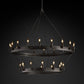 Camilo Vintage Candelabra 2-Tier Round Chandelier-Meet Lighting