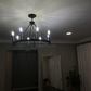 Camilo Vintage Candelabra/Filament Round Chandelier Lacquered Brass-Meet Lighting