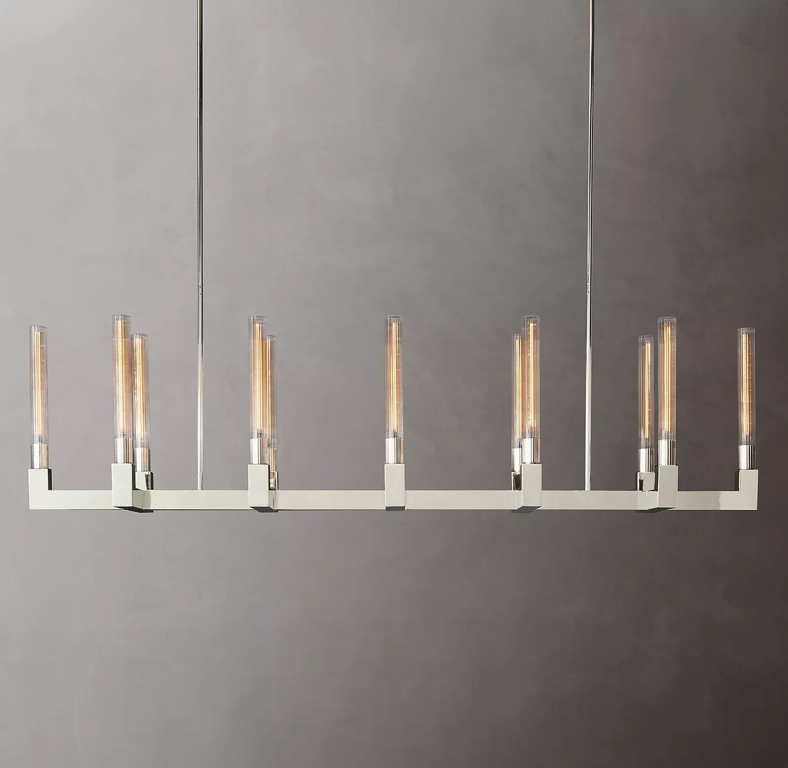 Candlestick Linear Chandelier 67"-Meet Lighting