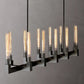 Candlestick Linear Chandelier 67"-Meet Lighting