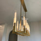 Candlestick Linear Chandelier 67"-Meet Lighting