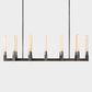 Candlestick Linear Chandelier 67"-Meet Lighting