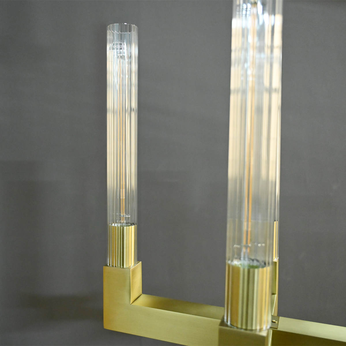 Candlestick Linear Chandelier 67"-Meet Lighting