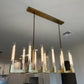 Candlestick Linear Chandelier 67"-Meet Lighting