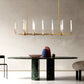 Candlestick Linear Chandelier 67"-Meet Lighting