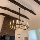 Candlestick Round Chandelier 60"-Meet Lighting