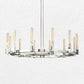 Candlestick Round Chandelier 60"-Meet Lighting