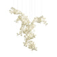 Ceramic Gingko Combination Large Chandelier-Meet Lighting