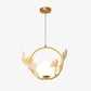 Ceramic Ginkgo Leaf Pendant-Meet Lighting