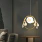 Ceramic Ginkgo Leaf Pendant-Meet Lighting
