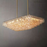 Tiered Rectangular Chandelier 54