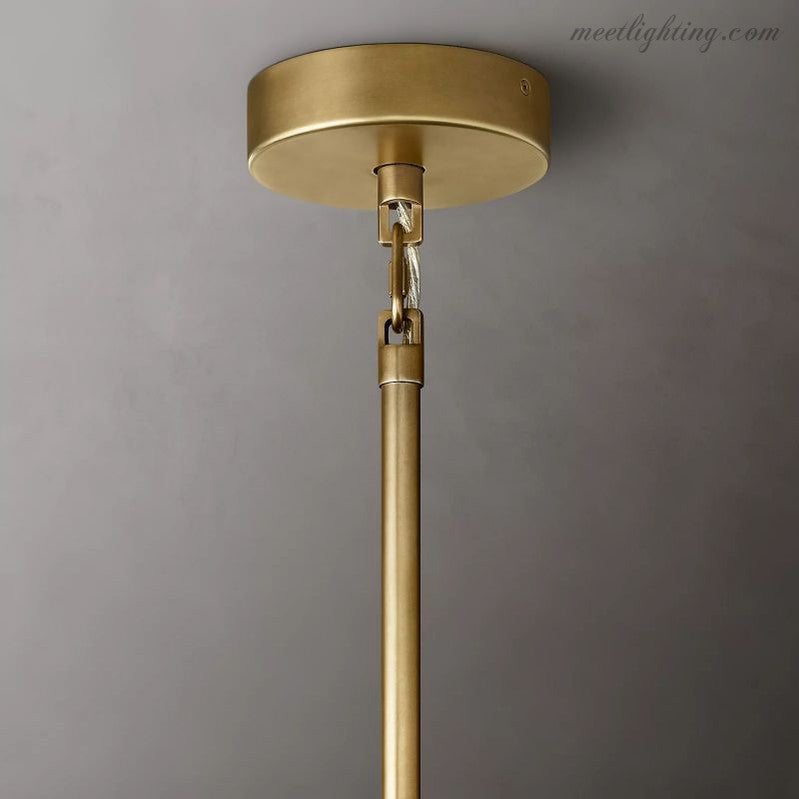Chara Glass Tiered Round Chandelier 37"-MEET LIGHTING