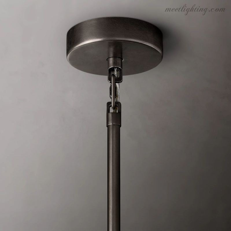 Chara Glass Tiered Round Chandelier 47"-MEET LIGHTING