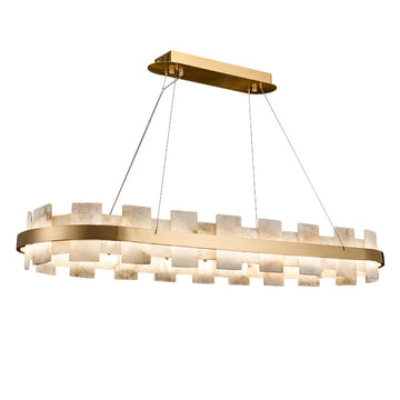 Charlene Marble Gol Modern Chandelier-MEET LIGHTING