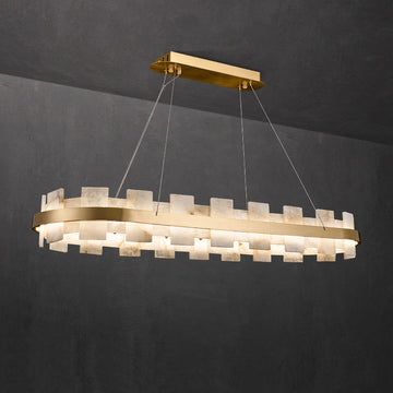 Charlene Marble Gol Modern Chandelier-MEET LIGHTING