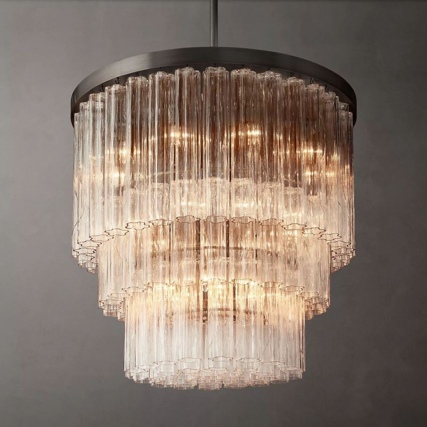 Chelo Round Chandelier-Meet Lighting