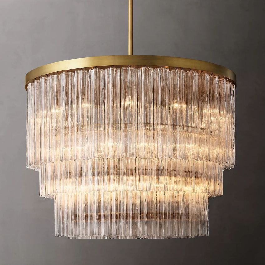 Chelo Round Chandelier-Meet Lighting