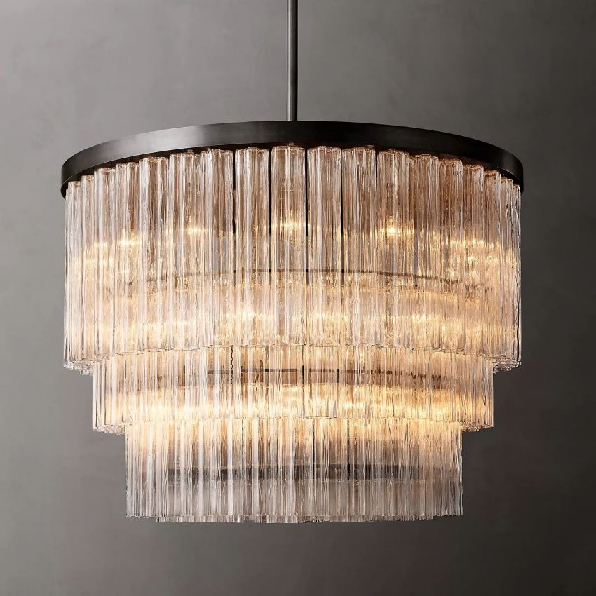 Chelo Round Chandelier-Meet Lighting