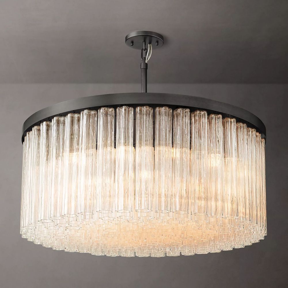 Chelo Round Chandelier-Meet Lighting