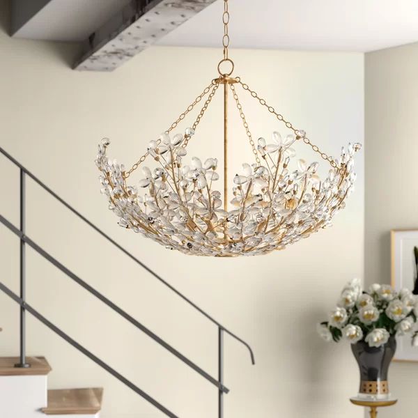 Cherish 12 Lights Round Chandelier-Meet Lighting
