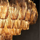 Chiaravalle Glass Tiered Rectangular Chandelier 54"W-Meet Lighting