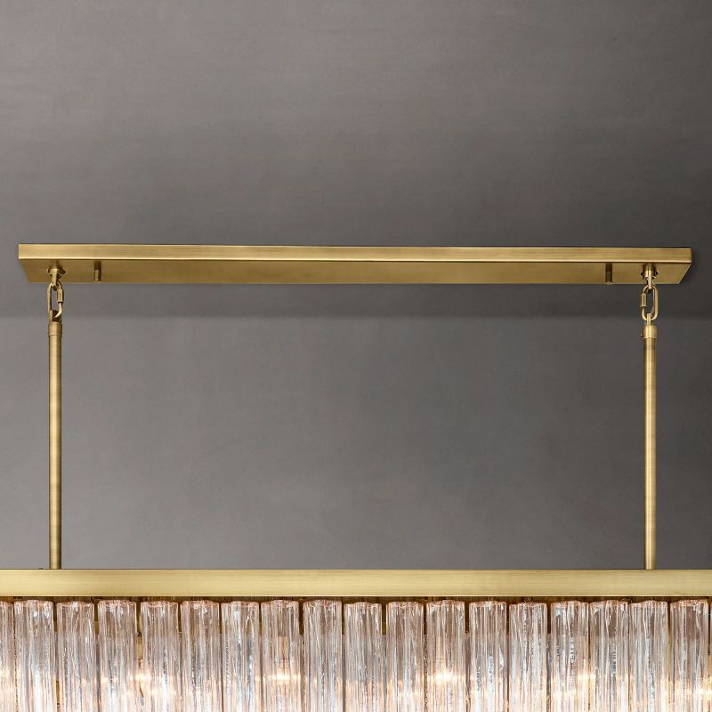 Clele Rectangular Chandelier 73"-MEET LIGHTING