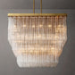 Clele Square Chandelier 45"-Meet Lighting