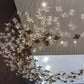Coastal Sands Wave Glass Chandelier, Artisic Handmade Glass Chandelier-Meet Lighting