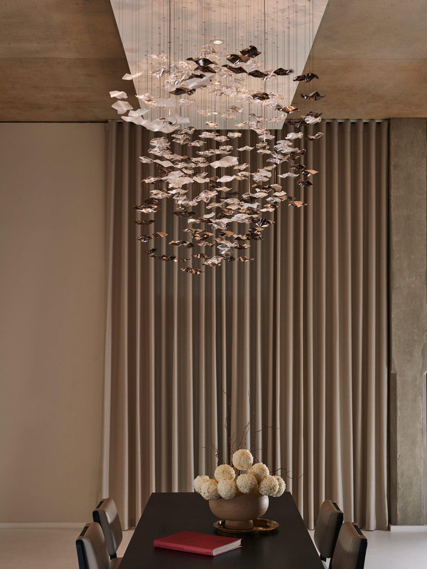 Coastal Sands Wave Glass Chandelier, Artisic Handmade Glass Chandelier-Meet Lighting