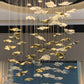 Coastal Sands Wave Glass Chandelier, Artisic Handmade Glass Chandelier-Meet Lighting