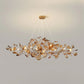 Colorful Glass Ginkgo Leaf Chandelier-Meet Lighting