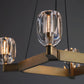 Cono Crystal Square Chandelier 36"-Meet Lighting