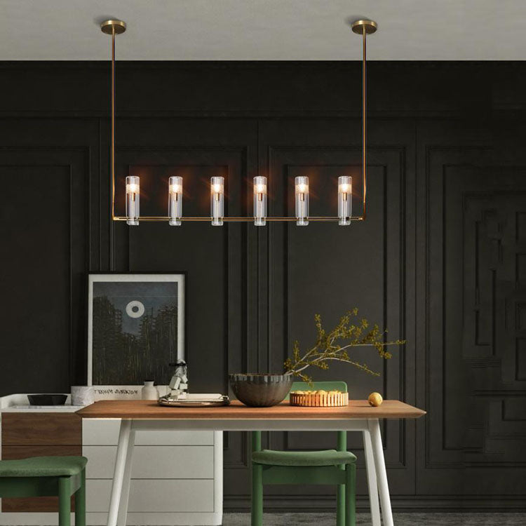 Cono Linear Chandelier for Dining Room-Meet Lighting
