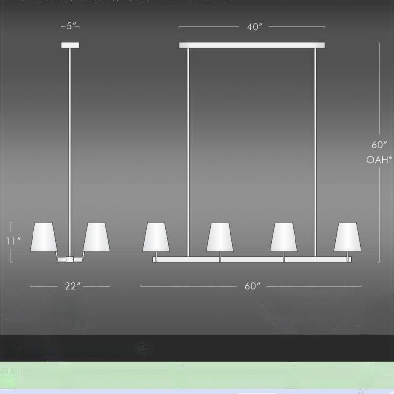 Corniche Linear Chandelier-Meet Lighting