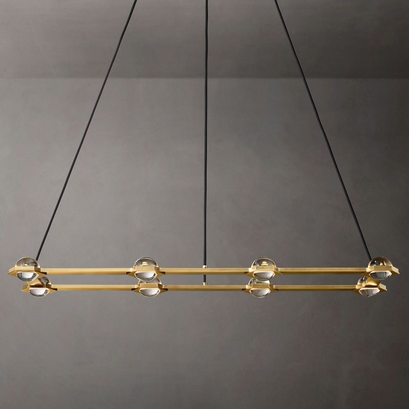 Cosmos Rectangular Chandelier-Meet Lighting