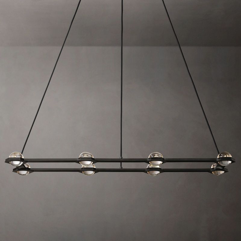 Cosmos Rectangular Chandelier-Meet Lighting