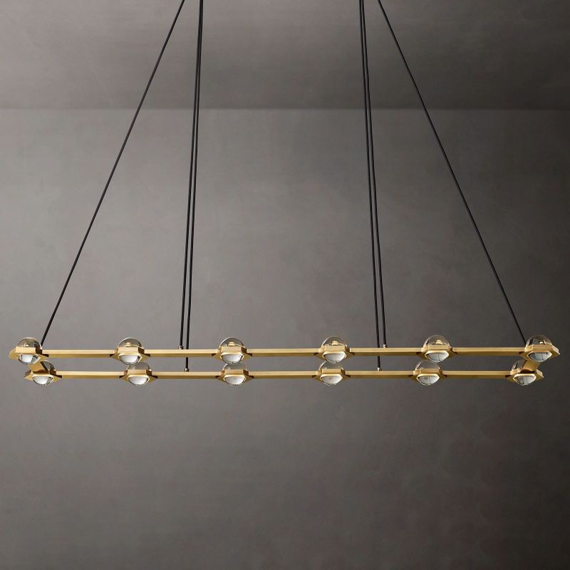 Cosmos Rectangular Chandelier-Meet Lighting
